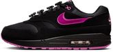 Nike Air Max 1 Valentine's Day Sneakers Unisex Zwart/Roze/Rood