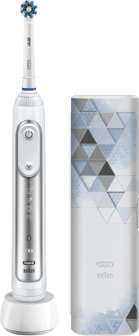 Oral-B Genius - 8500 - Elektrische Tandenborstel Zilver Powered By Braun wit, zilver