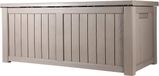 San Marque Opbergbox avec couvercle XL - 454L - Boîte de rangement extérieure - Boîte de jardin - Boîte à coussins - Extérieur - Boîte de rangement - 1430x675x605mm