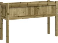 vidaXL jardinière sur pieds 110x31x70 cm pin imprégné