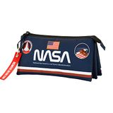 Karactermania NASA Infinity-FAN drievoudige Roletui - Potloden etui - Pennenetui - blauw