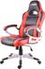 Simoni Racing Bureaustoel - Zwart/Rood Kunstleder