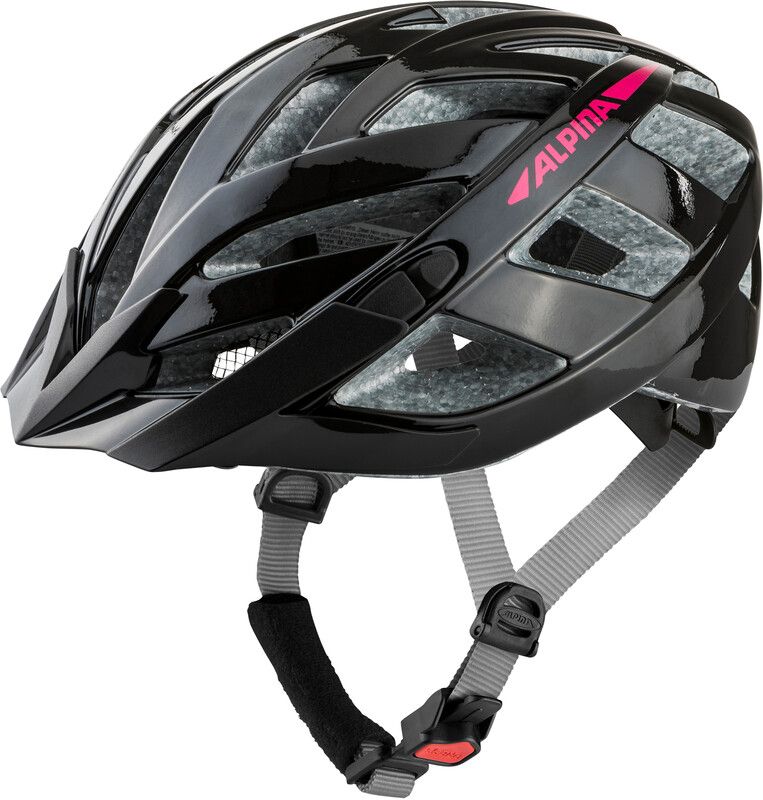 Alpina Panoma 2.0 Fietshelm - Zwart/Roze - 2022 Model
