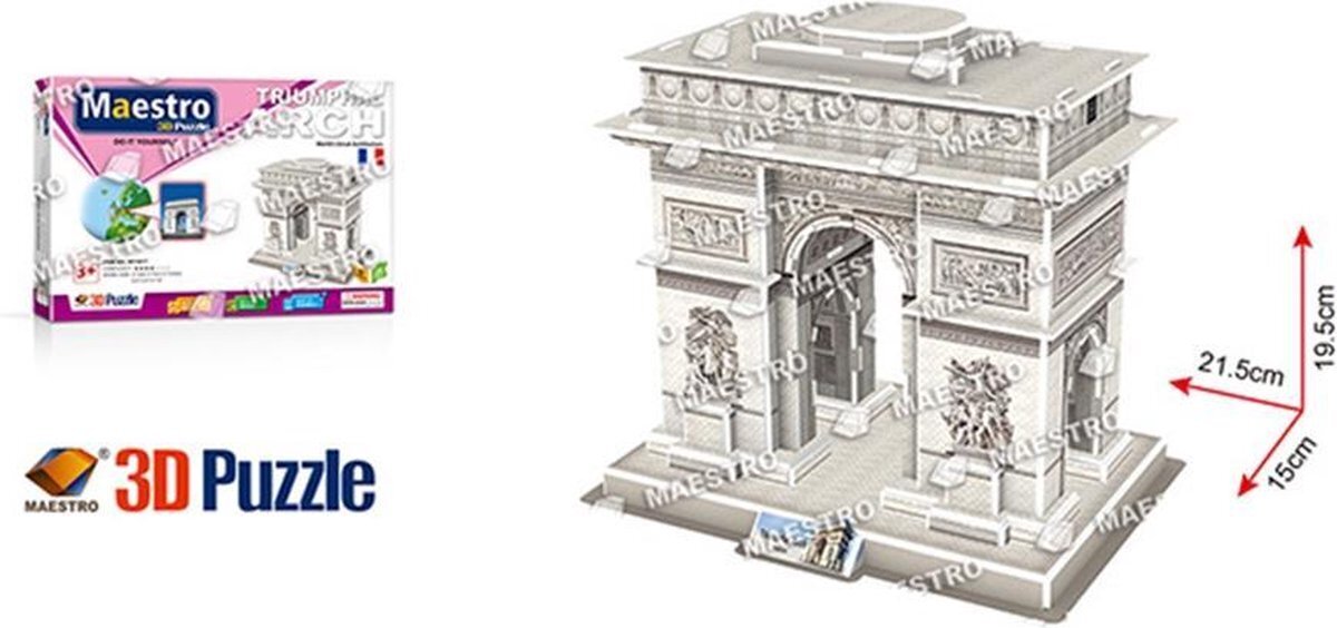 Maestro 3D puzzle Arc de Triomphe