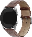 Strap-it Polar Unite Smartwatch bandje Leer Croco Bruin