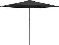 vidaXL Tuinparasol rechthoekig 3 x 3 m polyester antracietkleurig