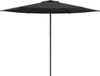 vidaXL Tuinparasol rechthoekig 3 x 3 m polyester antracietkleurig