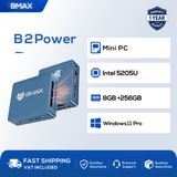 Bmax B2 Power Mini PC Windows 11 HDMI Intel 5205U 8GB RAM 256GB SSD Intel UHD Graphics Wifi Bluetooth
