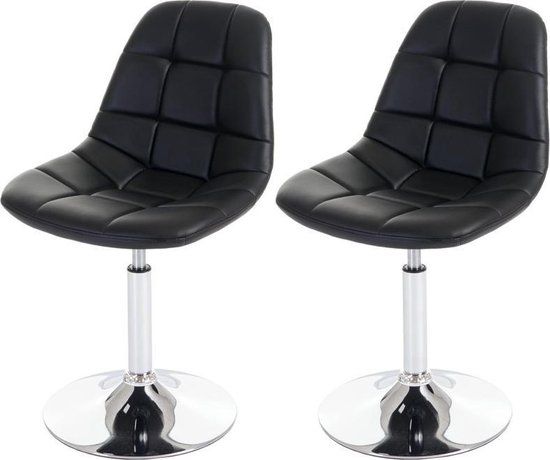 Brulo Eetkamerstoelen Cascina Black - Set van 2