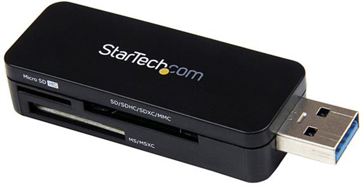 StarTech.com .com USB 3.0 externe Flash multimedia kaartlezer SDHC / MicroSD