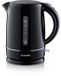 SEVERIN WK4322 Elektrische waterkoker, draadloos, 1,7 L, 2200 W, voet, 360, verborgen verwarmingselement, zwart