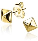 Zinzi zilveren oorknopjes 14K geel verguld 3mm studs ZIO2167G