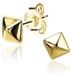 Zinzi zilveren oorknopjes 14K geel verguld 3mm studs ZIO2167G