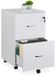 Merkloos Relaxdays ladekast op wieltjes - met hangmappenhouder - 72x43x46 cm - bureau - wit