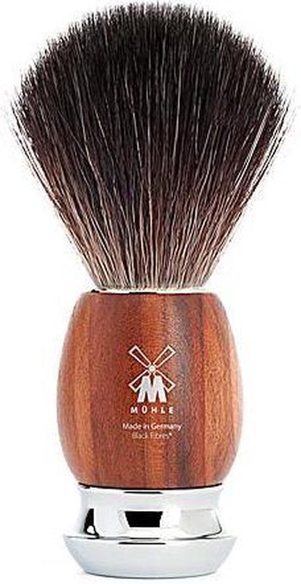 Muhle VIVO Shaving Brush - Synthetic Hair - Plum Wood - Tan - Unisex - 4028982212026