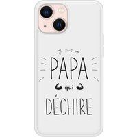 Apple Siliconen hoesje compatibel met iPhone 13 Mini Dad who rockt