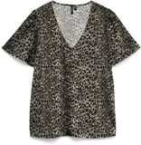 VERO MODA VMEASY JOY V-NECK SS BLOUSE WVN GA - Dames - T-shirts
