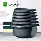 KADAX Kunststof kom, spoelbak, 8 l, antraciet