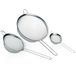 Kela 11074 Keukenzeven, 3 stuks, diameters van 8/14/20 cm, roestvrij staal, Profi, Zilver, 370mm x 200mm