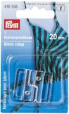 Prym Bikini Ceintuursluiting Transparant 25 mm – Kunststof Sluiting – Bikini Haak – 1 Set
