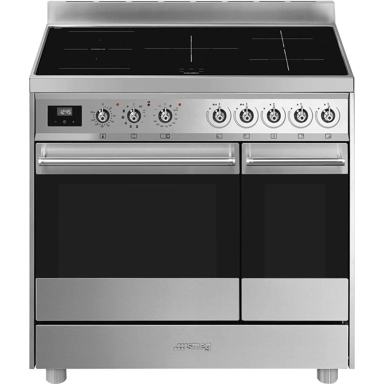 Smeg Symphony C92IPX9 - Vrijstaand fornuis - Inductie - RVS - A