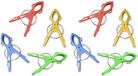 Concord Handdoekklem - 8x - Gekleurd - Kunststof - 12 cm
