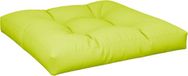 vidaXL Coussin de palette 70x70x12 cm tissu vert vif