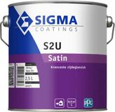 Sigma Contour PU Satin / Sigma Zijdeglans Houtlak - 2.5L - RAL 7021 | Zwartgrijs