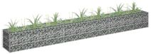 Lit surélevé en gabions en acier galvanisé 270 x 30 x 30 cm