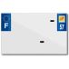 Top Plaq Blanco PVC nummerplaatstrip Top Plaq 57