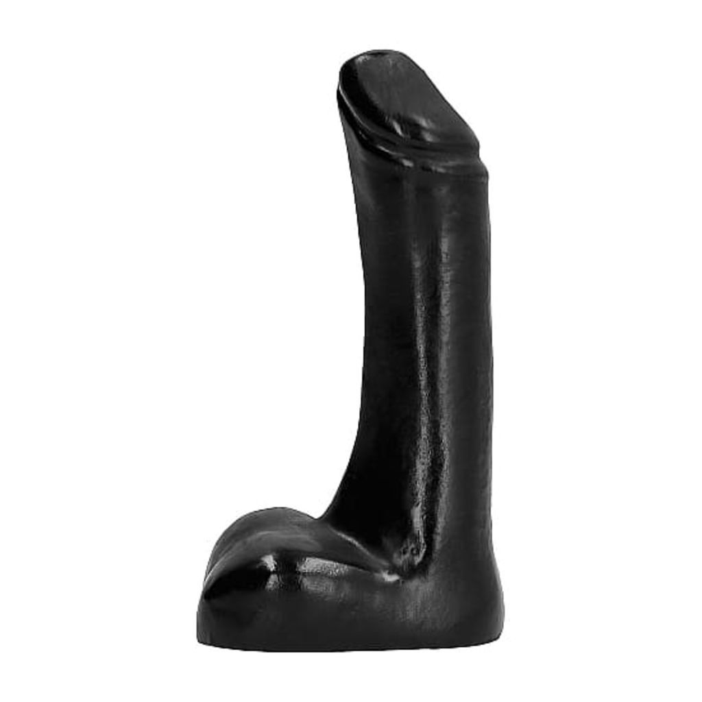 All Black Realistische Dildo Zwart