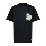 VINGINO Shirt 'Hugo' mintgroen / oranje / zwart / wit