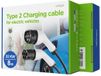 Energenie Gembird Type 2 EV-Laadkabel 22 kW 32 A 3-Fase, 8 m | Mennekes Type 2 Stekker naar Type 2 Stopcontact | IP55 Spatwaterdicht