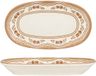 Rinart Plat de service - Salda - Porcelaine - 19x11 cm - set de 4