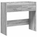 vidaXL Wandtafel Grijs Sonoma 90 x 35 x 80 cm Bewerkt hout