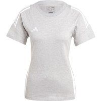 Adidas Oversized T-shirt - TIRO24 SWTEEW - S tot XXL - voor Vrouwen - grijs gemêleerd