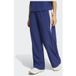 ADIDAS PERFORMANCE Sportbroek 'Hyperglam Color Block Wide Woven' kobaltblauw / wit