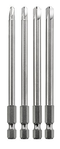 kwb 129840 Torque bitset - 4-delig 4, 6, 8, 10, elk 100 mm, extra lang 1/4 inch volgens ISO 1173 E 6.3