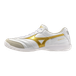 Mizuno MORELIA SALA ELITE IN Blanc/Football Or/Galaxy Argent Femmes/Hommes Taille 41