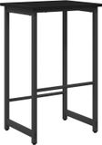 vidaXL Barkruk Zwart eiken 40 x 32 x 64 cm Bewerkt hout