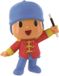Comansi Pocoyo Tamer speelfiguur - 7 cm - Kunststof - Rood met blauw