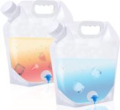 Merkloos / Sans marque Holland Connections 2 Stuks Opvouwbare waterjerrycan - 20 liter - Transparant