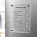 Merkloos Magnetisch Planbord - Transparant Ontwerp - Multifunctioneel