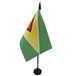 AZ FLAG Tafelvlag Guyana 15x10 cm