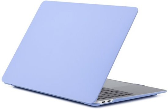 By Qubix Macbook case van - Air 13.3â€? - 2018 touch id versie - Pastel paars - Alleen geschikt voor de MacBook Air 13 inch Model nummer: A1932 - Bescherm uw MacBook in stijl