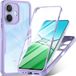 Techsuit Hoesje geschikt voor Oppo A5 Pro - ColorVerse 360 Case met Screenprotector - Paars