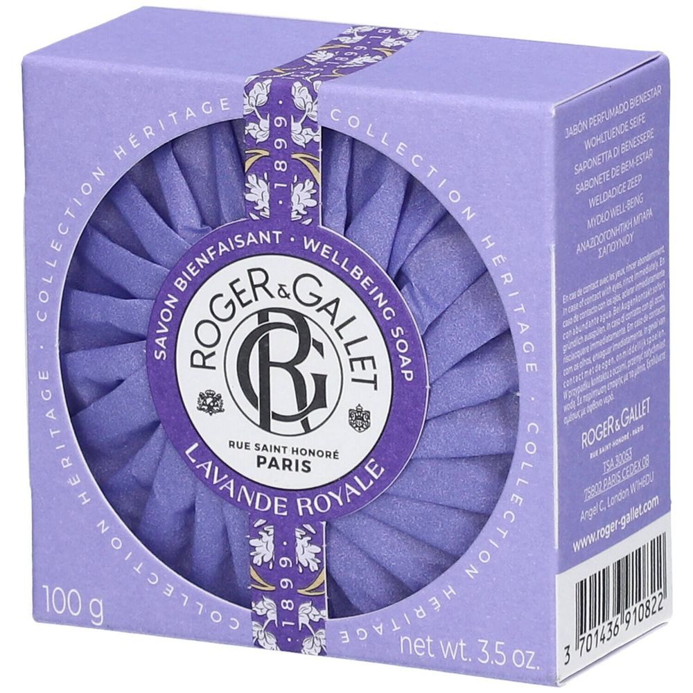 Roger & Gallet Lavande Royale Wellbeing Soap - 100g