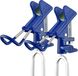 2 pièces Support de canne à pêche pour le sol - Réglable à 360 degrés - Bleu