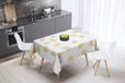 Bonamaison Tafelkleed, Anti-Mold, Sneldrogend, Waterdicht, 100% Polyester Tafellaken, Willekeurig patroon, 140 x 140 Cm