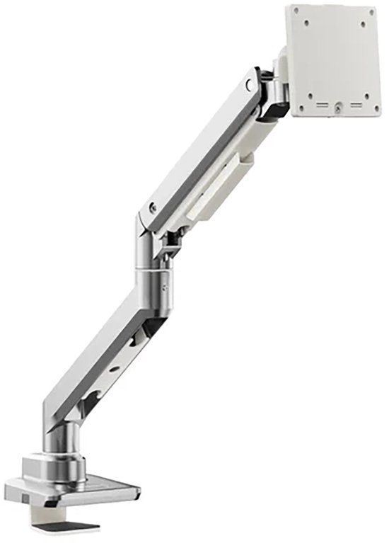 Alogic Flux Flexibele Enkele Monitorarm – Ondersteunt Monitoren van 17 tot 49 – Groot Bewegingsbereik en Schermrotatie – Duurzaam en Compatibel met VESA-bevestigingspunten - Grijs